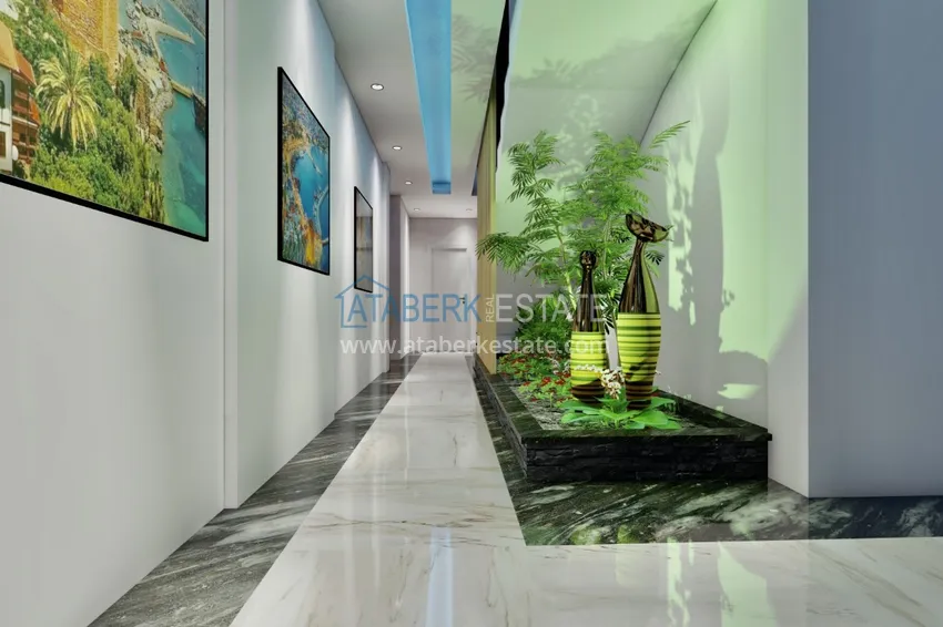 Новый проект бутик-резиденции в районе Авсаллар, Алания 21 