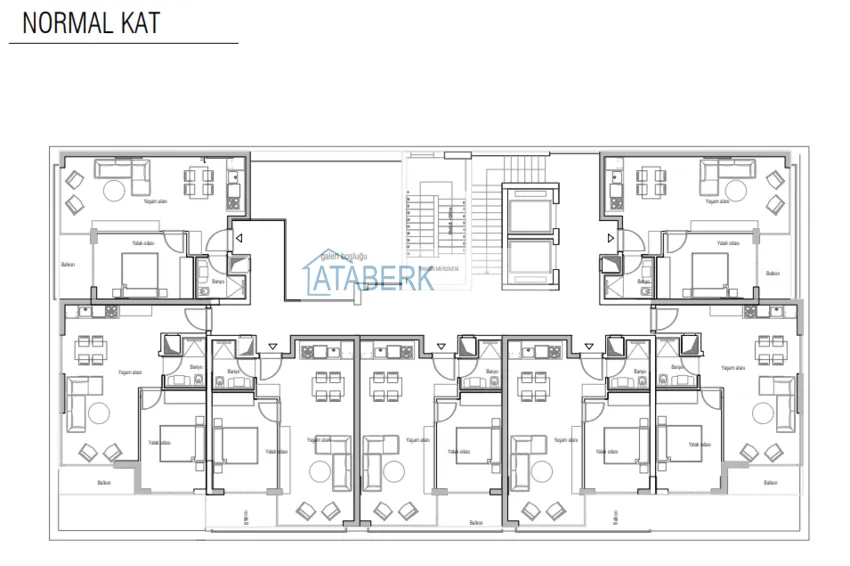 Купить дешево Новый инвестиционный проект Off-plan в центре Алании, район Хаджет 2