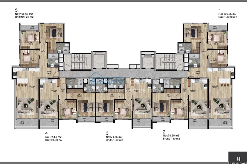 Купить дешево Новый жилой комплекс, в районе Тедже, Мерсин, с собственной инфраструктурой в популярном 8 