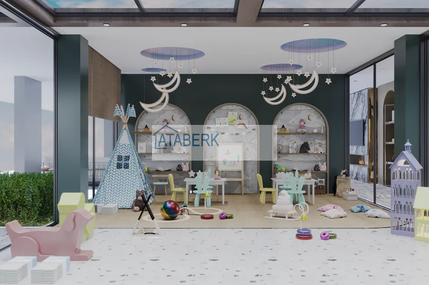 Новая резиденция на этапе строительства в престижном районе Алании – Оба 12