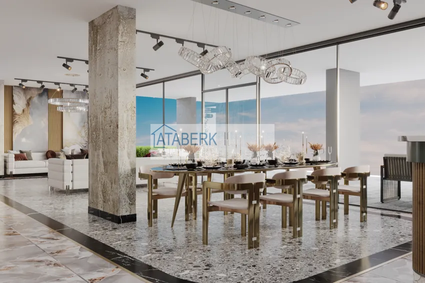 Новая резиденция на этапе строительства в престижном районе Алании – Оба 7