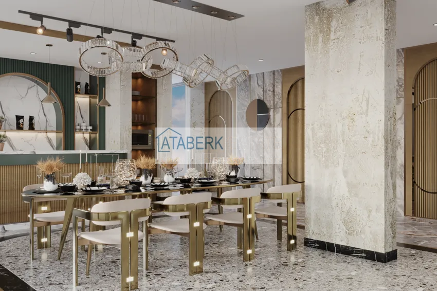 Новая резиденция на этапе строительства в престижном районе Алании – Оба 8