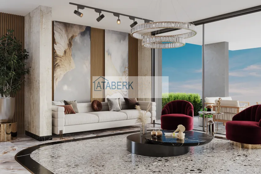 Новая резиденция на этапе строительства в престижном районе Алании – Оба 11