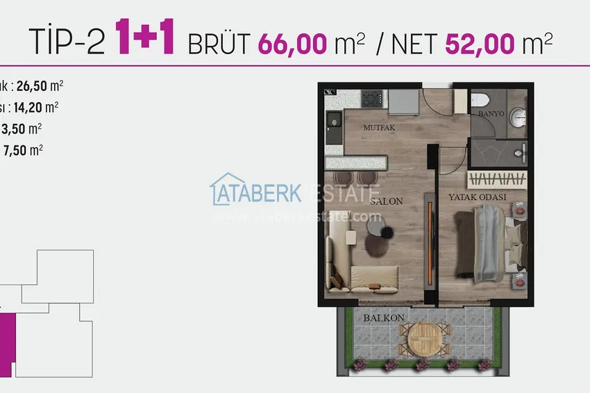 Купить дешево Новый инвестиционно-привлекательный проект офф-плана в Анталии – Дошемеалты 2 