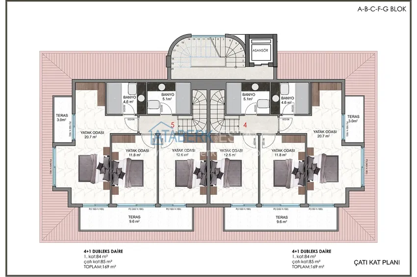 Купить дешево Новый проект ультрасовременного жилого комплекса в Алании – район Бекташ 4 