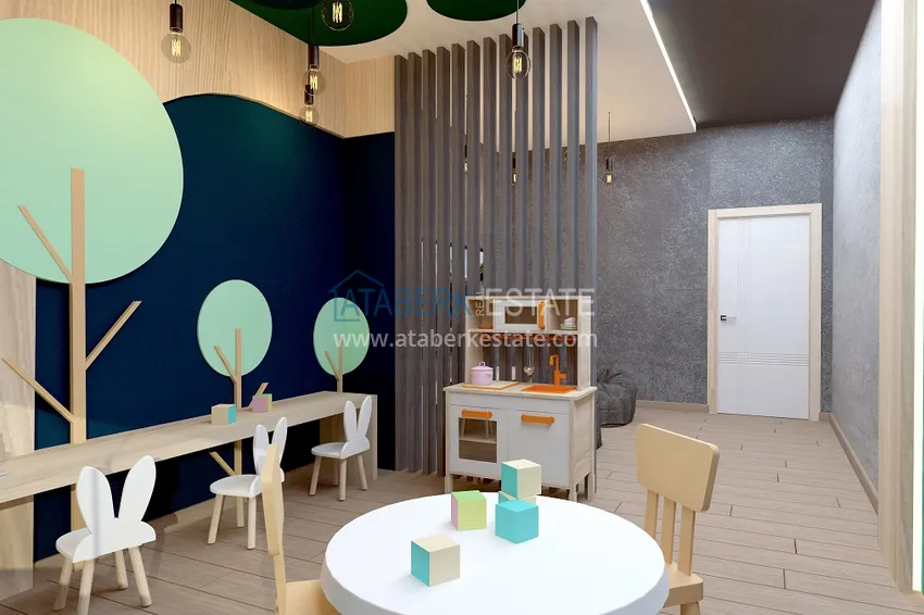 Новый проект ультрасовременного жилого комплекса в Алании – район Бекташ 65 