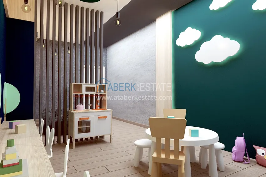 Новый проект ультрасовременного жилого комплекса в Алании – район Бекташ 67 