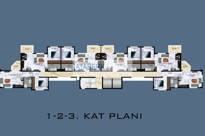 Купить дешево Новый проект жилого комплекса комфорт-класса в Газипаше, район Пазарджи 2 