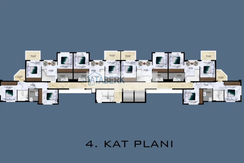 Купить дешево Новый проект жилого комплекса комфорт-класса в Газипаше, район Пазарджи 3 