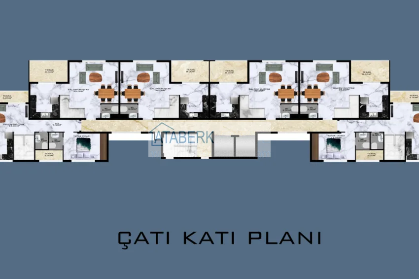 Купить дешево Новый проект жилого комплекса комфорт-класса в Газипаше, район Пазарджи 4 