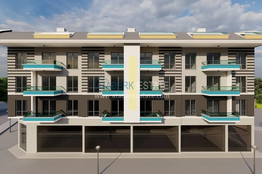 Новый проект городского жилого дома в Алании, район Паяллар 2 