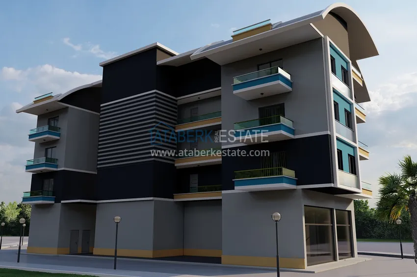 Новый проект городского жилого дома в Алании, район Паяллар 8 