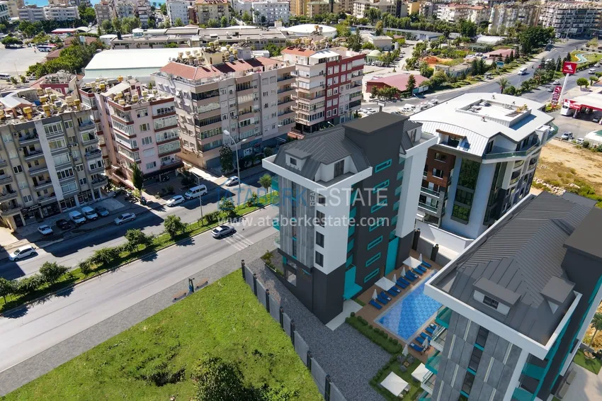 Квартира 1+1 от инвестора в комплексе на этапе строительства, центр Алании 1 