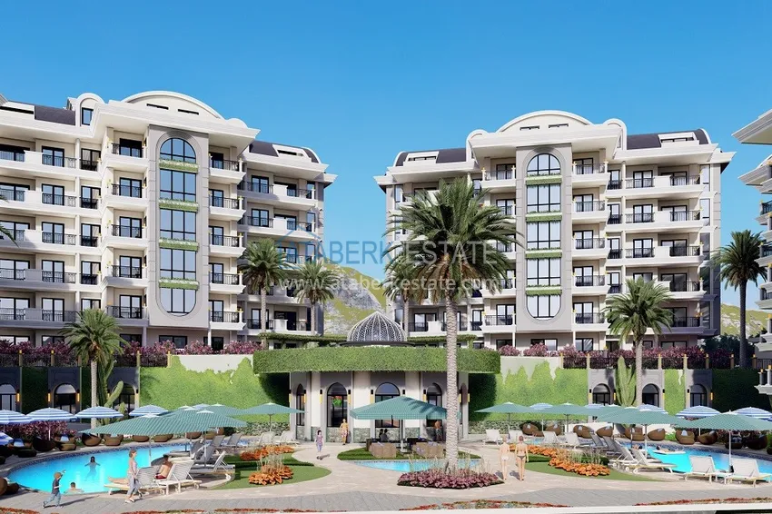 Квартиры просторных планировок в роскошной резиденции с отельной инфраструктурой – Оба, Чиплаклы 1 