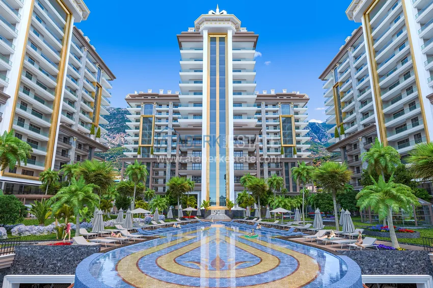 Элитная недвижимость в Алании, Махмутлар от инвестора в строящемся комплексе 2 