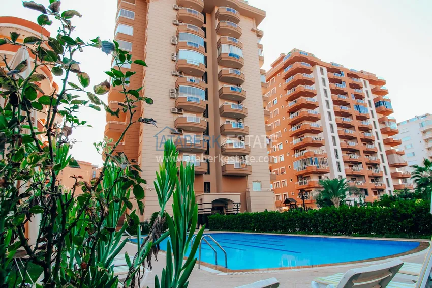 Квартира 2+1 меблированная с видом на море и горы, район Махмутлар – Алания 1 