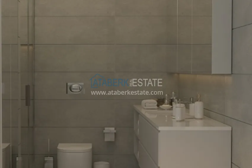 Приобрести Инновационный жилой комплекс премиум-класса всего в 100 метрах от лазурного моря в Эрдемли. 13 