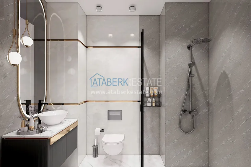 Приобрести Линейные квартиры 3+1 на этапе строительства в городе Газипаша 56 