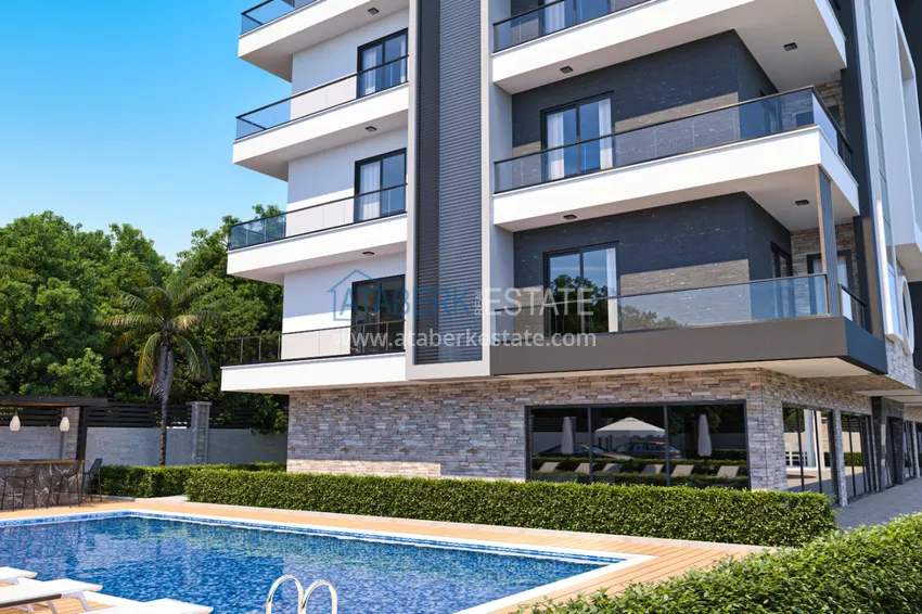 Квартира 1+1 от инвестора в комплексе на этапе строительства, Оба – Алания 5 