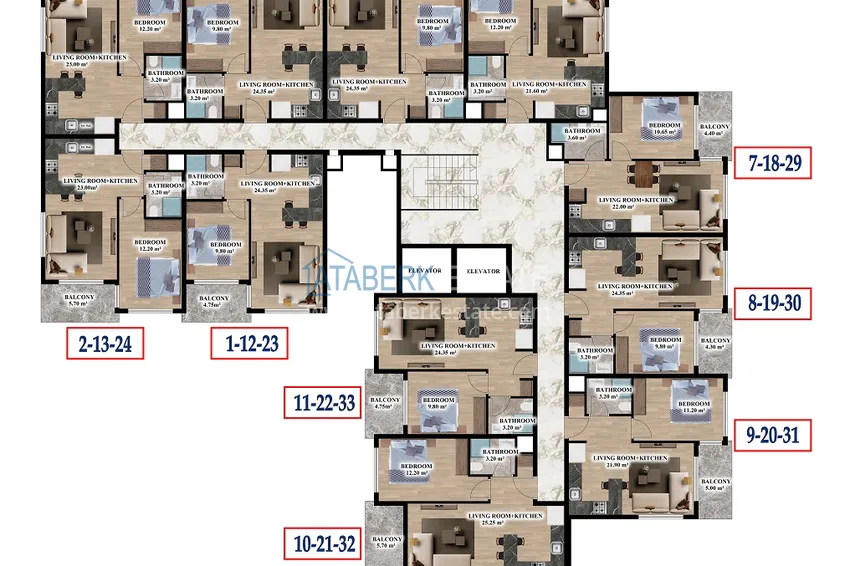 Купить дешево Инвестиционно-привлекательный проект на начальном этапе строительства – Газипаша, Пазарджи  1 