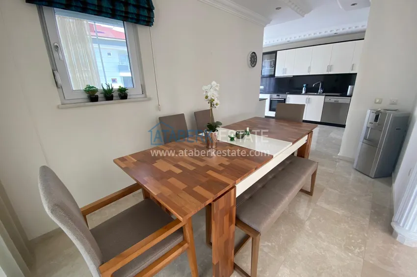 Приобрести Квартира 3+1 меблированная с видом на море и горы в комплексе на первой береговой, Кестель – Алания 10