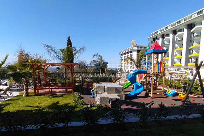 Квартира 2+1 с качественной чистовой отделкой и открытым видом на море в эксклюзивном комплексе – Алания, Каргыджак 10