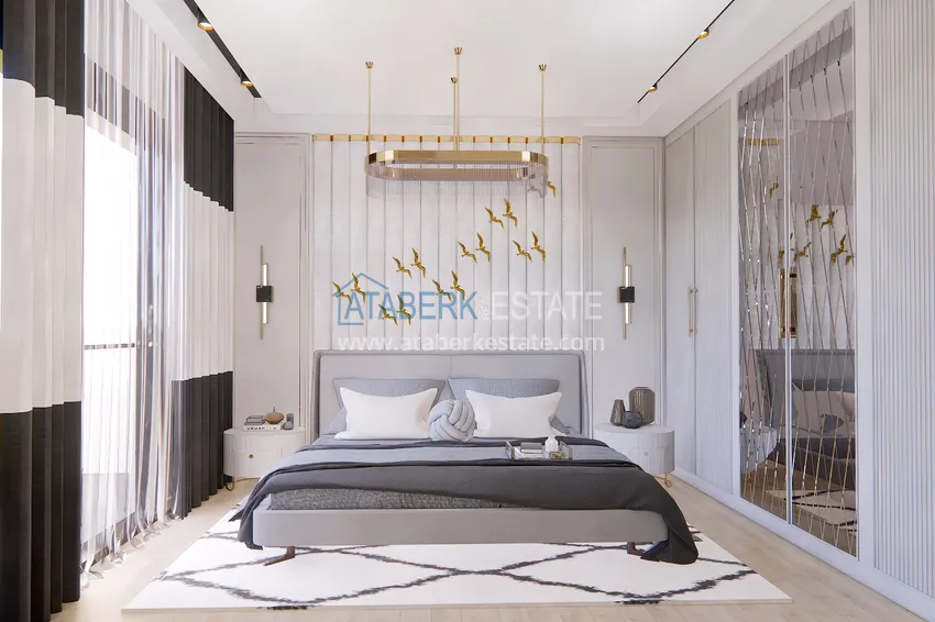 Приобрести Линейные квартиры 3+1 на этапе строительства в городе Газипаша 41 