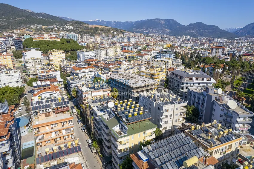 Стильная городская квартира с авторским дизайном в 50 метрах от пляжа Кейкубат - центр Алании  11 