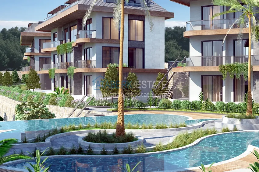 Новый проект ультрасовременного жилого комплекса в Алании – район Бекташ 15 