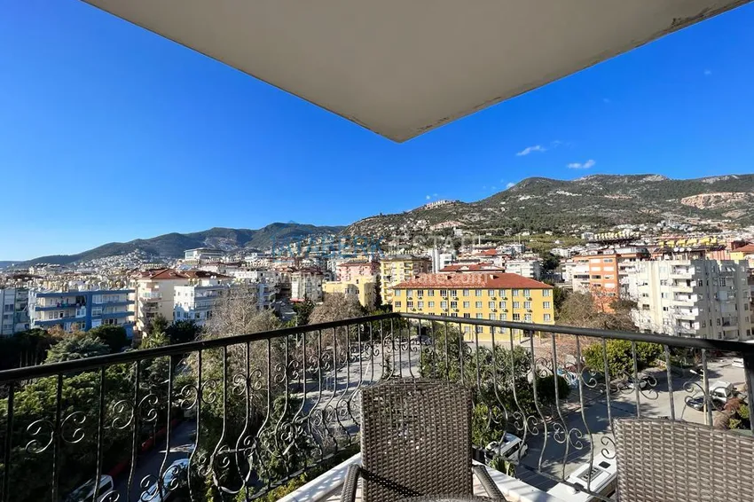 Приобрести Квартира 2+1 в центре Алании меблированная с видом на море и замок 10 