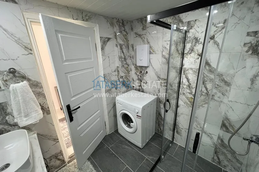 Приобрести Квартира 2+1 с видом на море после ремонта с новой мебелью в районе Оба, Алания 11 