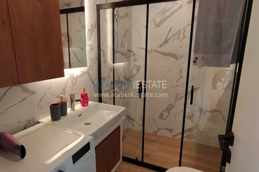 Приобрести Двухкомнатная квартира с мебелью в центре Алании – 700 м от пляжа  11 