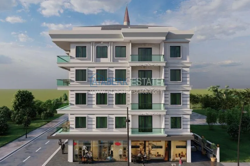 Строящейся проект жилого комплекса городского типа – Алания, район Оба 12 