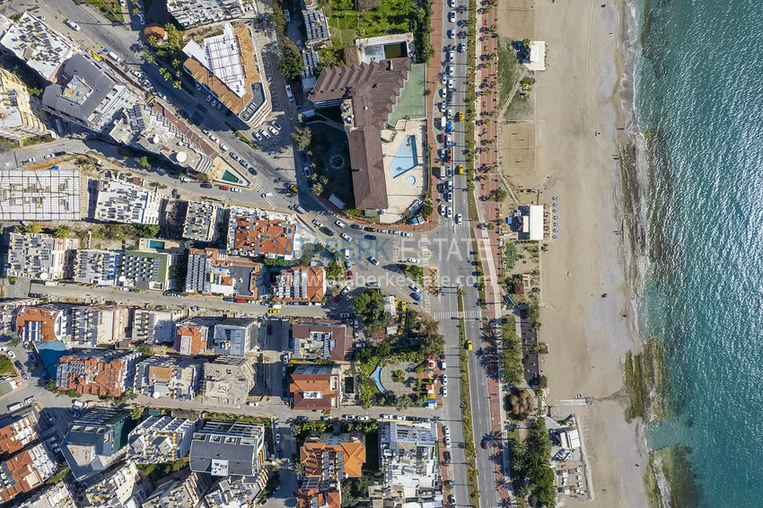 Стильная городская квартира с авторским дизайном в 50 метрах от пляжа Кейкубат - центр Алании  14 