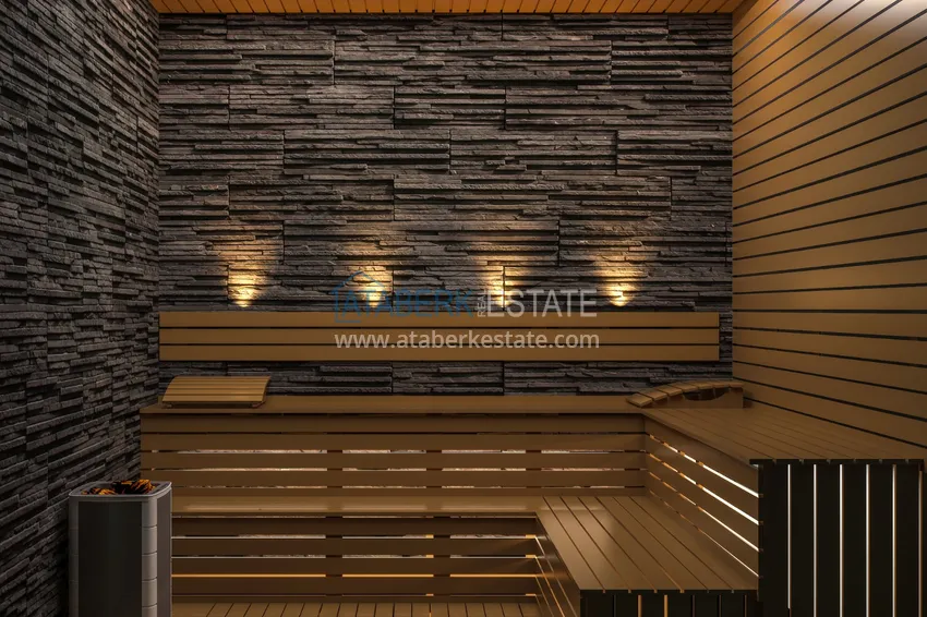 Современный жилой комплекс семейного типа на этапе строительства в Алании, район Демирташ 28 