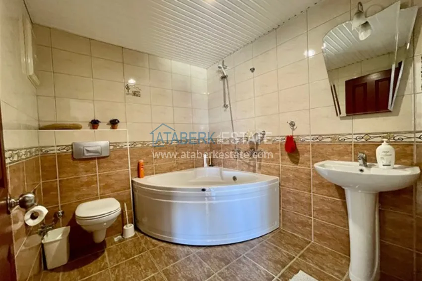 Приобрести Пентхаус-дуплекс 3+2 в Джикджилли с мебелью и видом на море, Джикджилли – Алания 13 