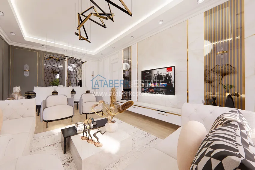 Приобрести Линейные квартиры 3+1 на этапе строительства в городе Газипаша 19 