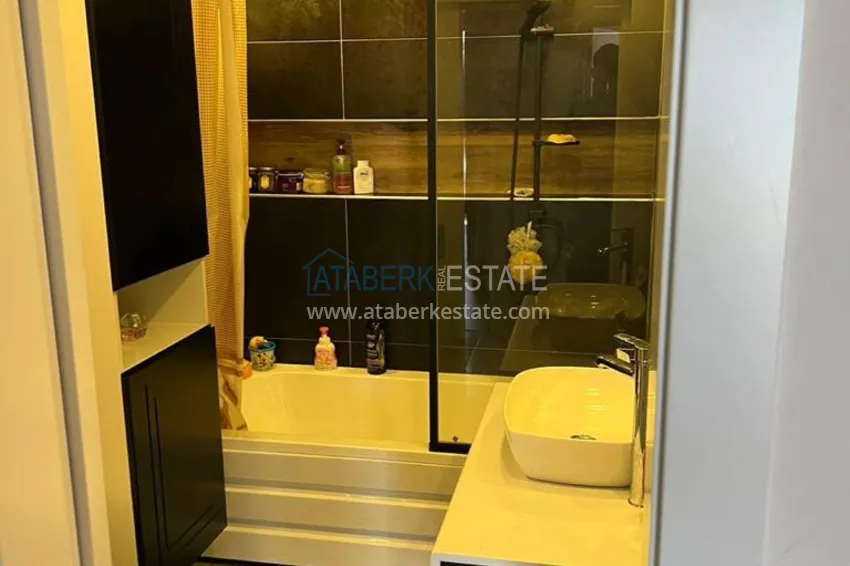 Приобрести Квартира 2+1 с мебелью и застекленными балконами в районе Алании открытом для ВНЖ - Джикджилли 13 