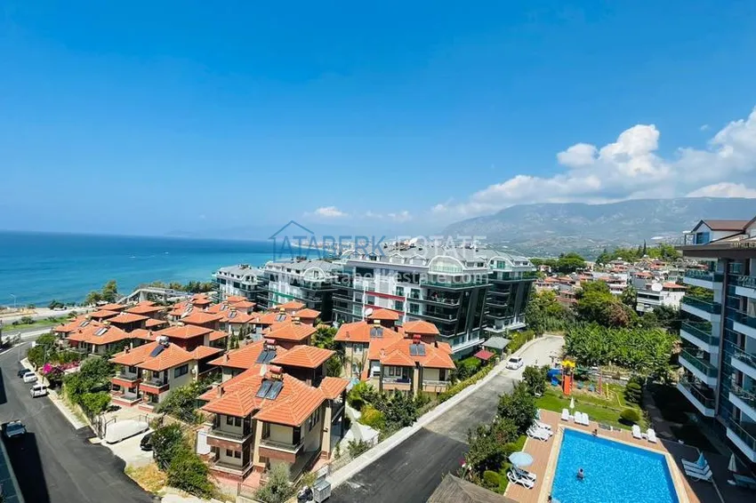 Приобрести Квартира 2+1 меблированная с открытым видом на море, Каргыджак – Алания 13 