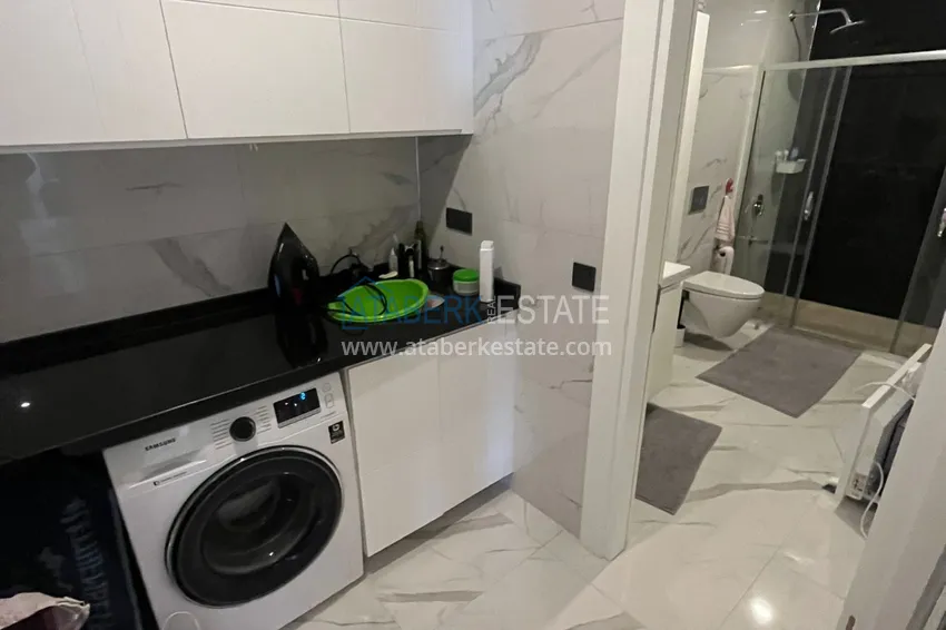 Приобрести Садовый дуплекс 3+1 в комплексе на первой береговой линии, Каргыджак – Алания 14