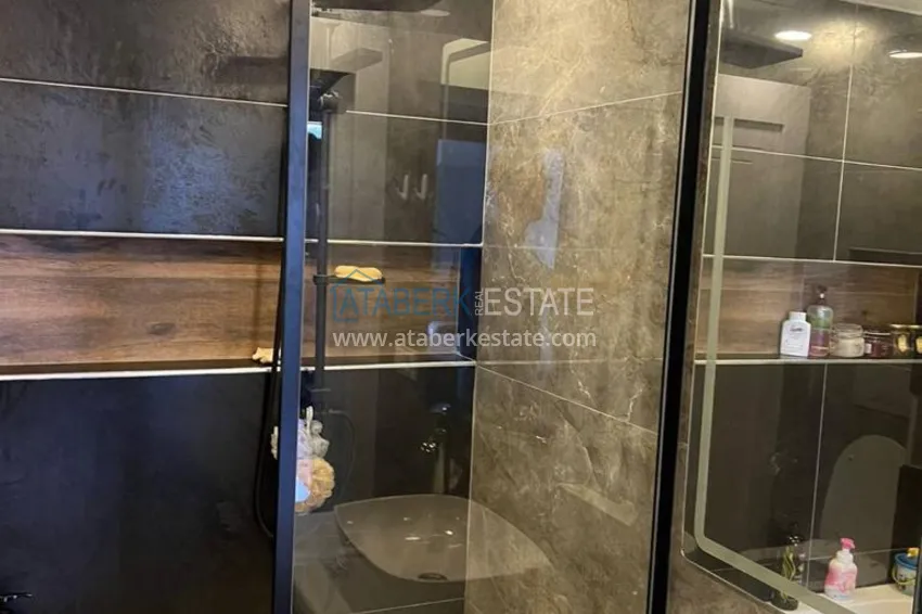 Приобрести Квартира 2+1 с мебелью и застекленными балконами в районе Алании открытом для ВНЖ - Джикджилли 15 