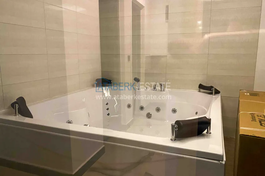 Квартира 1+1 с новой мебелью и видом на горы в Алании район Махмутлар 13 