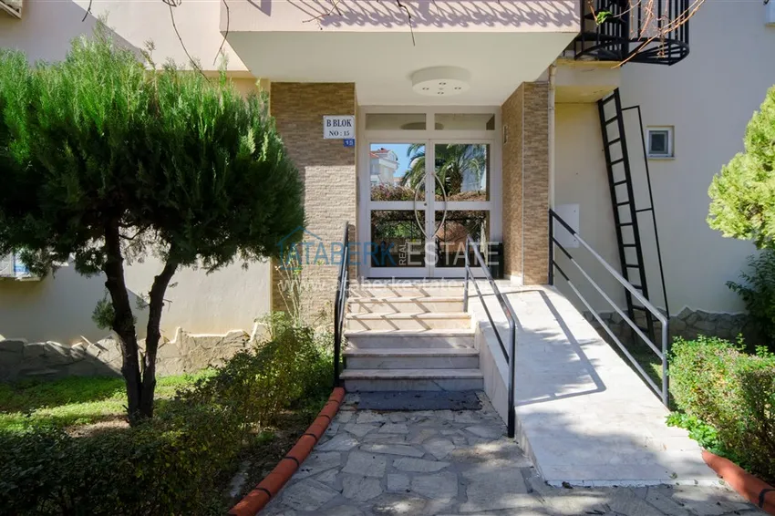 Квартира 2+1 в центре Алании меблированная с видом на море и замок 19 