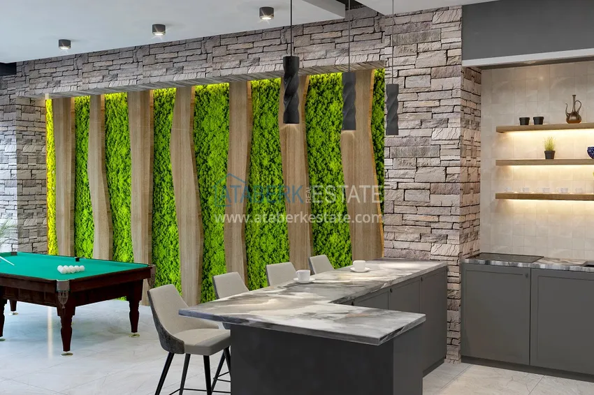 Новый проект ультрасовременного жилого комплекса в Алании – район Бекташ 59 