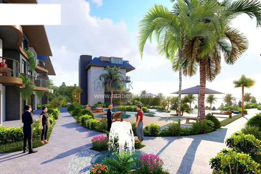 Новый проект ультрасовременного жилого комплекса в Алании – район Бекташ 20 