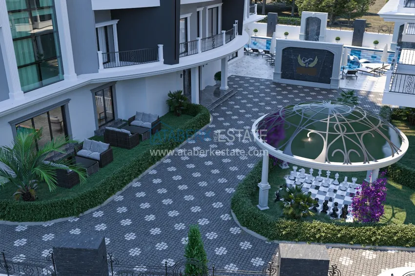 Квартира 1+1 от инвестора в комплексе на этапе строительства в центре Алании, 83 кв.м, 7 этаж 11 