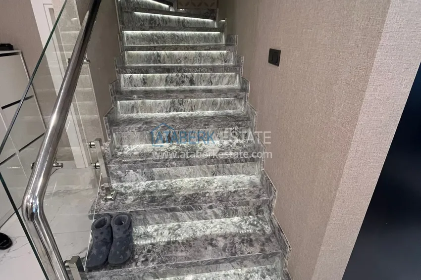 Приобрести Садовый дуплекс 3+1 в комплексе на первой береговой линии, Каргыджак – Алания 17