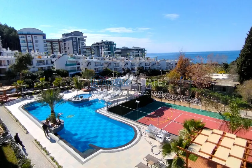 Приобрести Квартира 2+1 с качественной чистовой отделкой и открытым видом на море в эксклюзивном комплексе – Алания, Каргыджак 17