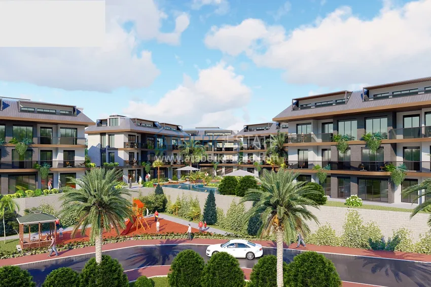 Новый проект ультрасовременного жилого комплекса в Алании – район Бекташ 21 