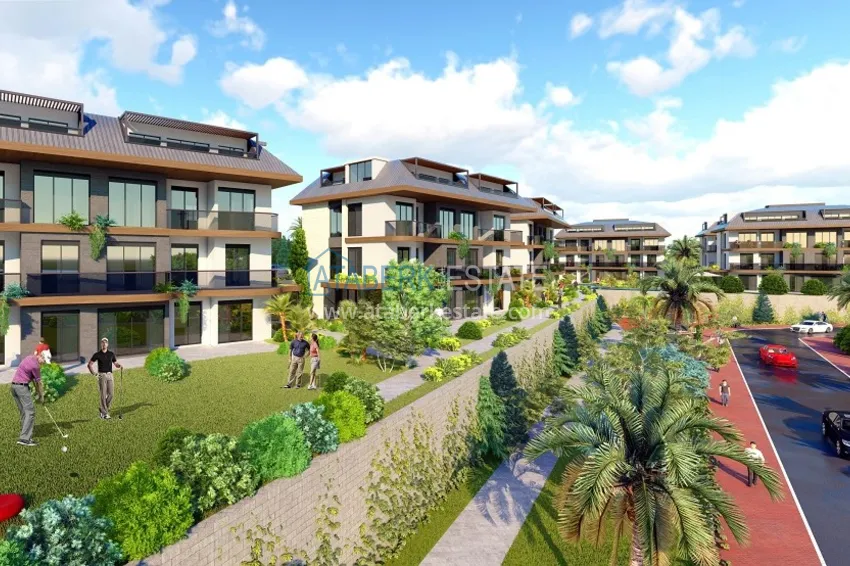 Новый проект ультрасовременного жилого комплекса в Алании – район Бекташ 22 